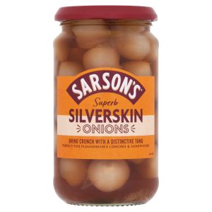 Sarsons Medium Silverskin Onions 460g (16.2oz)