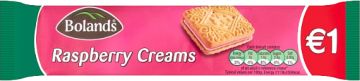 Bolands Raspberry Creams PM  150g (5.3oz)