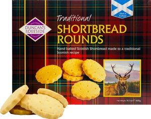 Duncans Highland Shortbread Rounds Box 400g (14.1oz)