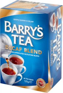 Barrys Tea Decaffeinated 40 Bags 125g (4.4oz)