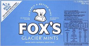 Fox's Glacier Mints Bulk Box 3083g (108.7oz)