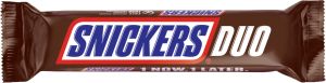 Snickers Duo 2x 41.7g (1.5oz) 4 Pack-Sell by 7/20/2025
