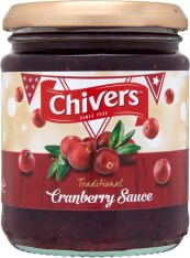 Chivers Cranberry Sauce  220g (7.8oz)-Sell by 3/31/2026