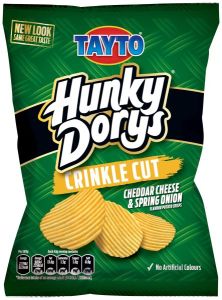 Hunky Dory Cheese & Onion 45g (1.6oz) 5 Pack-Sell by 9/1/2026