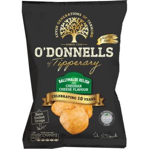 O' Donnells Ballymaloe Relish & Cheddar Cheese 47.5g (1.7oz) 8 Pack-Sell by 7/23/2025