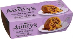 Aunty's Spotted Dick Pudding 2 pack 190g (6.7oz)