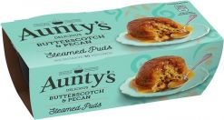 Aunty's Butterscotch & PecanPudding 2 pack 190g (6.7oz)