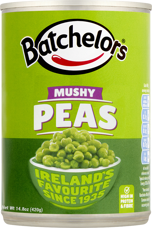 Food Ireland: Batchelors Mushy Peas 420g (14.8oz)