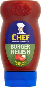 Chef Burger Relish 410g (14.4oz)