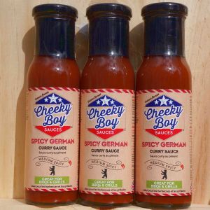 Cheeky Boy Spicy German Curry Sauce 240g (8.5oz) 3 Pack