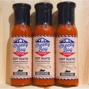 Cheeky Boy Hot Mayo Sauce 240g (8.5oz) 3 Pack