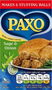 Paxo Sage & Onion Stuffing 85g (3oz)-Sell by 11/30/2025