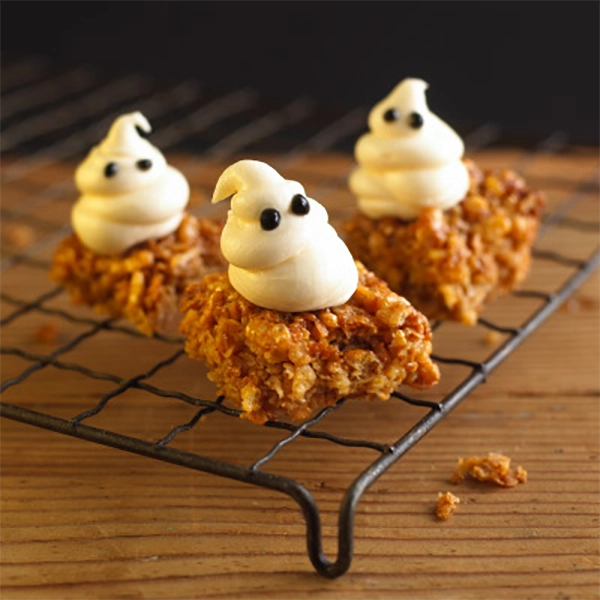 Halloween Ghost Flapjacks