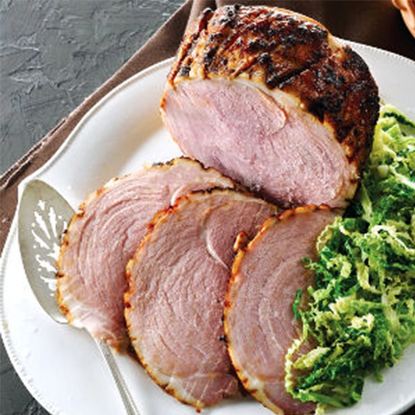 Sticky Glazed Fillet of Ham with Champ & Redcurrant Sauce