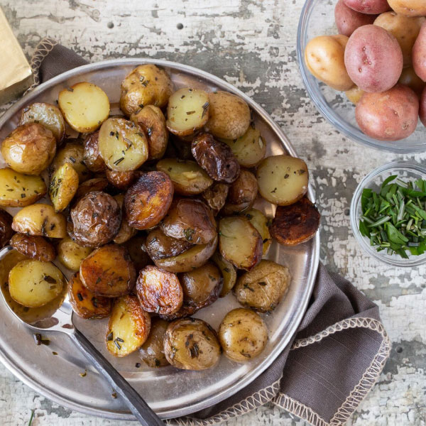 Herbed Grilled Potatoes in Foil